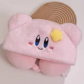 Kabi Pembe Kapüşonlu U Şeklinde Boyun Yastığı - Tek Beden thumbnail 1