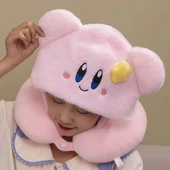 Kabi Pembe Kapüşonlu U Şeklinde Boyun Yastığı - Tek Beden thumbnail 10