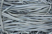 DÜZ İP PERDE GRİ ÇİFT RENK HAZIR İP PERDE 300 X 280 cm - 11