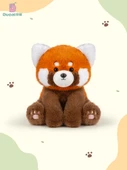 Kızıl Panda Peluş Oyuncak - Oturan - 23cm - 7