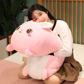 Ekmek Serisi Pembe Tavşan Peluş Oyuncak - 60cm - 11