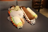 Köpek Ekmek Peluş Yastık - Husky 80cm - 11