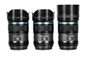Sirui Sniper 23mm, 33mm & 56mm F1.2 APSC Auto-Focus Lens Kit (E Mount, Black, Carbon Fiber) - 1