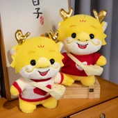 30cm Peluş Ejderha Oyuncak - Çiçek Desenli Yeşil Kazaklı thumbnail 4