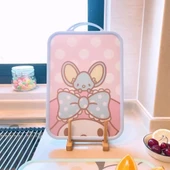 Çizgi Film Peluş Kesme Tahtası - Kuromi - 23x33x3cm - 8