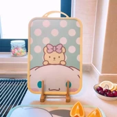 Çizgi Film Peluş Kesme Tahtası - Kuromi - 23x33x3cm - 11