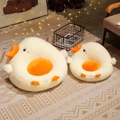 Büyük Kaz Peluş Çocuk Koltuğu - Beyaz - Büyük Boy - 10