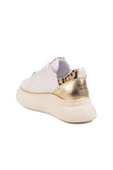Ayakmod Beyaz Kalın Taban Kadın Sneaker T-300 Z - 4