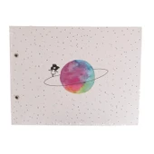 SATÜRN TASARIM SİYAH SAYFA KENDİN YAP FOTOĞRAF ALBÜMÜ - 1