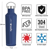 Igloo Pentagon Termos 750ml-LACİVERT - 5