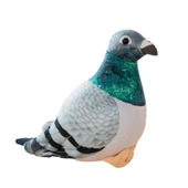 Simülasyon Güvercin Peluş Oyuncak - Beyaz Güvercin - 20cm - 12