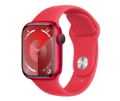 APPLE Watch Series 9 GPS MRXH3TU/A 41 mm PRODUCT(RED) Alüminyum Kasa ve (PRODUCT)RED Spor Kordon - M/L (Apple Türkiye) - 1