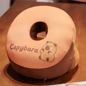 Kapi̇bara Buz İpek Uyku Yastığı - Yuvarlak Gözlü 28x28x22cm thumbnail 5