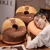 Kapi̇bara Buz İpek Uyku Yastığı - Yuvarlak Gözlü 28x28x22cm thumbnail 11