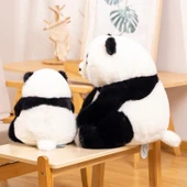 Oturan Panda Peluş Oyuncak - Resim Rengi - 35cm thumbnail 11