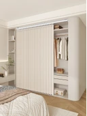 Arc Duş Perdesi Seti - Şık Gri, Standart Kancalı - [50-80 cm Genişlik] 80x180 cm - 3