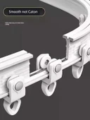 U/L Şekilli Duş Perdesi Rayı - 80-119 cm Duvar Mesafesi, Şık Gri, Çift Taraflı Mıknatıslı (Model 2) - 5