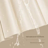 UC Tipi Kavisli Banyo Raylı Duş Perdesi - 180-220cm Duvar, 220x200cm, Şık Gri Manyetiksiz - 2