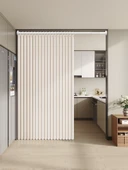 Arc Duş Perdesi Seti - Şık Gri, Standart Kancalı - [50-80 cm Genişlik] 80x180 cm - 4