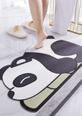 Yumuşak Silikon Diatomit Banyo Paspası - 170x240 cm - Panda-Bambu - 10