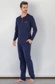 DoReMi 2 Parça Erkek Soft Doğal Pamuk Pijama Takımı - 5