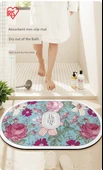 Kaymaz Banyo Paspası - Gül Pembesi - 40x60cm - 7