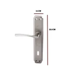 Oda Kapı Kolu ( 5 Takım ) + Wc Banyo Kapı Kolu ( 2 Takım ) Sağa Sola Uygun Tuvalet Kapı Kolu Seti thumbnail 3