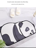 Yumuşak Silikon Diatomit Banyo Paspası - 170x240 cm - Panda-Jun Jun - 3