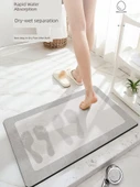Hızlı Kuruyan Diatomit Banyo Paspası - 40x60cm - Ku Ya - 5