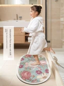 Kaymaz Banyo Paspası - Gül Pembesi - 40x60cm - 6
