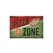 Metal Dekor Levha Pizza Zone - 1