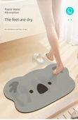 Çizgi Film Desenli Emici Kaymaz Banyo Paspası - 40x60cm Tüylü Miyav - 11