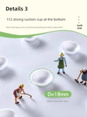 Çocuk Banyo Kaymaz Zemin Matı - PVC Duş Matı - 50x80cm - Küçük Bomei - 5