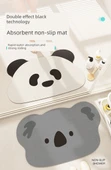 Çizgi Film Desenli Emici Kaymaz Banyo Paspası - 50x80cm Zıplayan Koala - 8