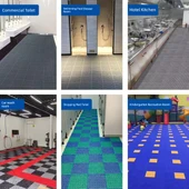 30x30 Gri Su Yalıtımlı Drenajlı Banyo Halısı - 15mm - 9