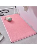 Kaymaz PVC Banyo Halısı - 44x74cm - Masaj Özellikli - Gri - 2