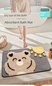 Çizgi Film Desenli Emici Banyo Paspası 50x80cm - Mutlu Dolaşma - 6