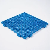 30x30 Mavi Su Yalıtımlı Drenajlı Banyo Halısı - 15mm - 1