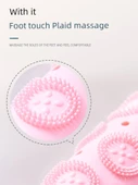 Vantuzlu Kaymaz PVC Banyo Paspası - 30x30cm - Koyu Gri - 4