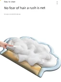 Çizgi Film 3D Banyo Paspası - 50x80cm - Etli Kedi Pençesi Desenli - 5