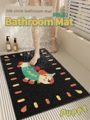 Kaymaz PVC Banyo Paspası - 60x120cm - Yavru Köpek Partisi-2 Desenli - 3