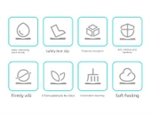 Çizgi Film Banyo Paspası 40X60cm Köpek Hobisi Kaymaz Halı thumbnail 9