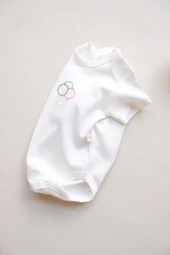 Dondurma Nakışlı Kısa Kollu Body - 4