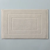 Pamuklu Banyo Paspası - Kaymaz - 50cm x 75cm - Aytaşı Kahverengi 1 - 1