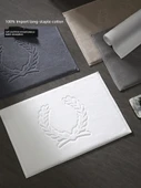 Pamuklu Banyo Paspası - Kaymaz - 50cm x 75cm - Aytaşı Kahverengi 2 - 5