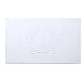 Pamuklu Banyo Paspası - Kaymaz - 40cm x 60cm - Klasik Beyaz 8 - 1