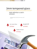 Alüminyum Alaşımlı Temperli Cam Poster Çerçevesi - 60x90 cm - 16mm - PVC Plaka - 6