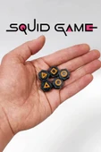 HOBİTRONİK  Squid Game Dark Serisi Beş Taş (5 TAŞ) Oyunu Gonggi - 2