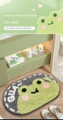 Çizgi Film Desenli Emici Kaymaz Banyo Paspası - 50x80cm Mutlu Gezintiler - 8