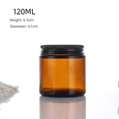 DIY Aromaterapi Mum Cam Bardak - Kapaklı - Soya Wax Haznesi - 200g Şeffaf - 9